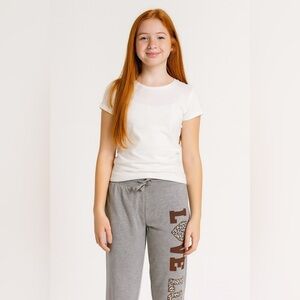 Thrill Gray Capri Joggers Medium